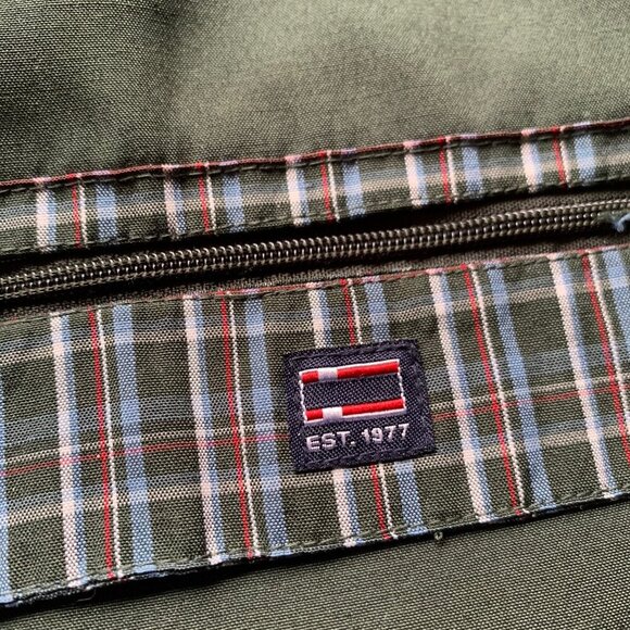 Vintage Bugle Boy Jean Company Plaid & Solid Button-Up Shirt | Size L - Picture 4 of 9